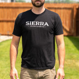 Sierra Horizontal T-Shirt Black/White